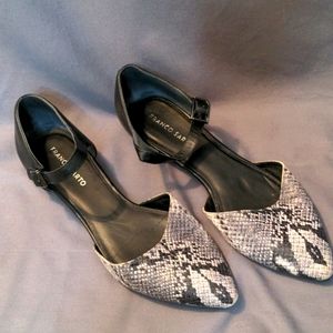 FRANCO SARTO SNAKESKIN FLATS 🐍